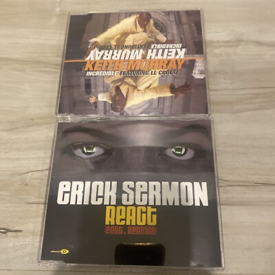 Keith Murray - Incredible & Erick Sermon React Feat Redman Import CD Single LOT
