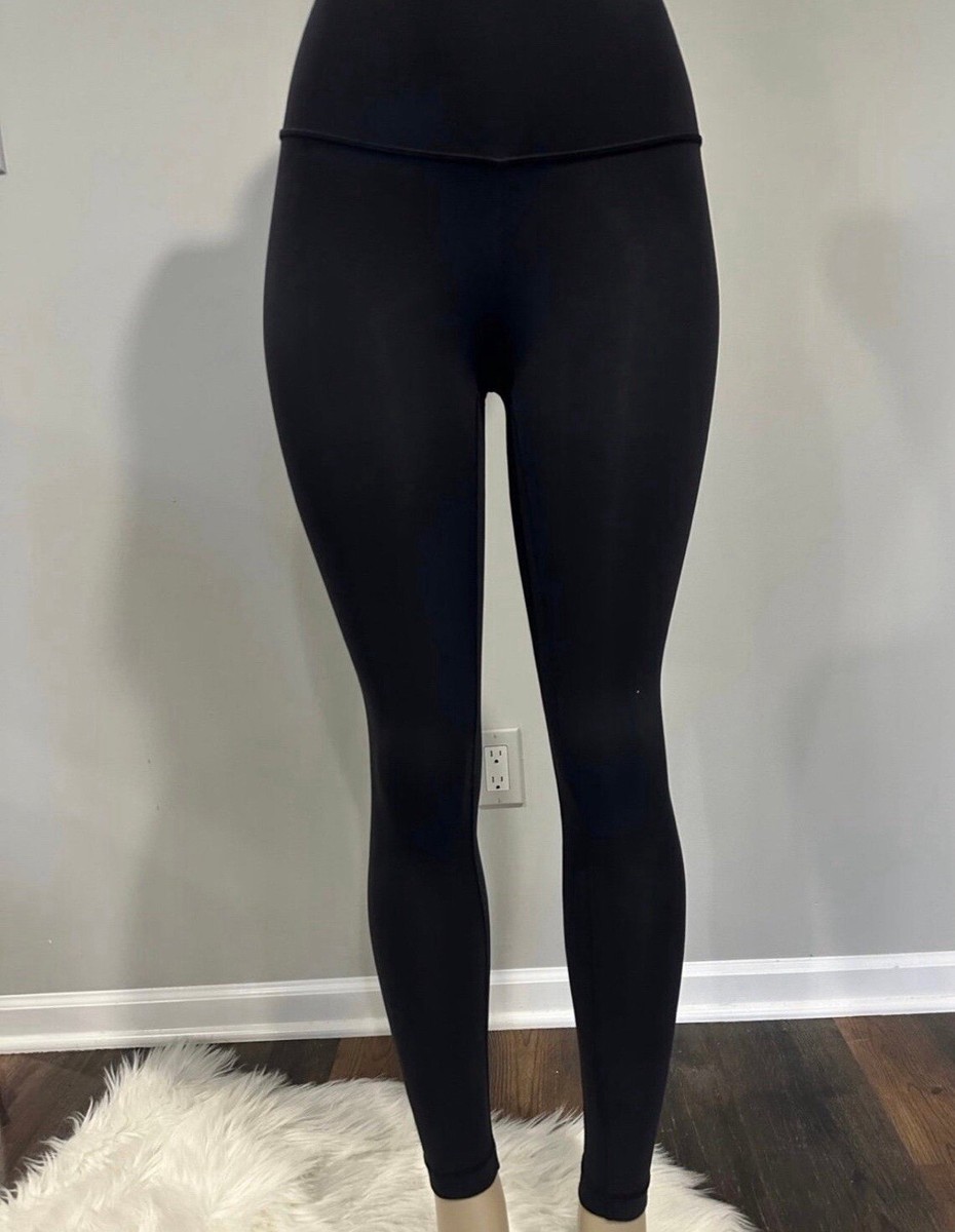 Lululemon　④黒レギンス LULULEMON leggings size 4 women black high rise full length
