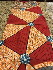 Veritable High Target Wax Prints. Handmade, 100 Cotton, African, 6yds.