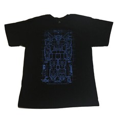 Vintage Voltron Defender Of The Universe Graphic Shirt Black Tee L Large T-Shirt