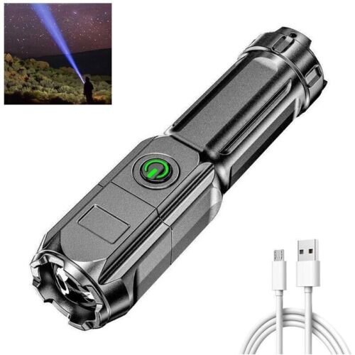 2X Super helle Taschenlampe LED 990000LM USB wiederaufladbare Fackel 18650 Akku - Bild 5 von 21