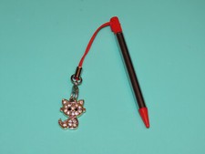 3DS Retractable Stylus BeDazzle Cat Charm - Stylus  Charm Nintendo DS System 1