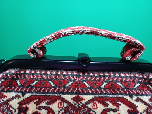 Vintage Classic handmade British Carpet Bag - Picture 4 of 5