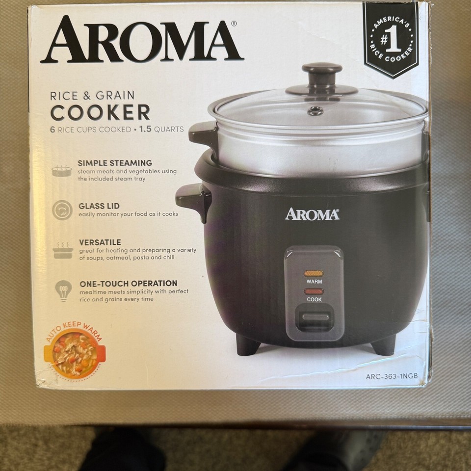 Aroma Rice Cooker 6 Cup eBay