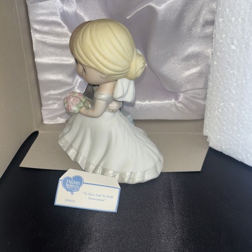 Precious Moments #830023: To Have and to Hold Forevermore figurine - Picture 2 of 12
