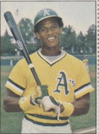1982 Fleer Stamps - Rickey Henderson Steve Stone #123-144 - 1 of 1