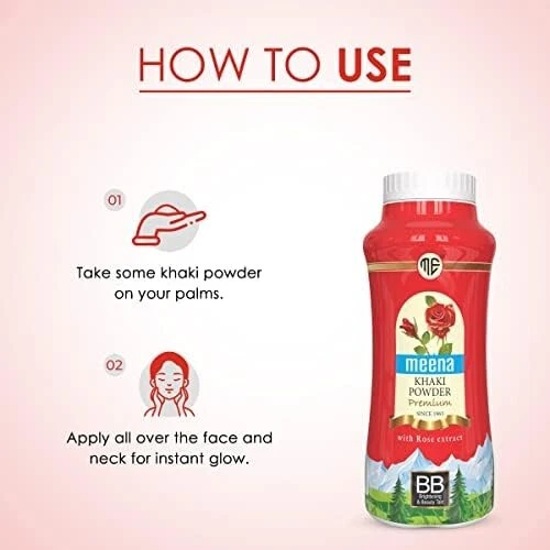 Meena Khaki Powder Premium - 360g - Image 2 of 4