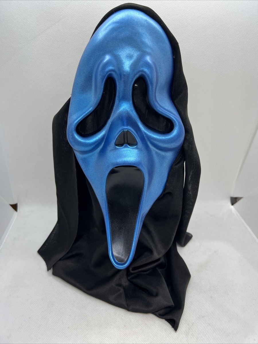 パック・フェイスマスク HYDROJERRYMASK Metallic Blue Ghostface VTG Mask with Hood scream Easter Unlimited
