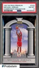 1997-98 SkyBox Premium Competitive Advantage Michael Jordan Bulls HOF PSA 8
