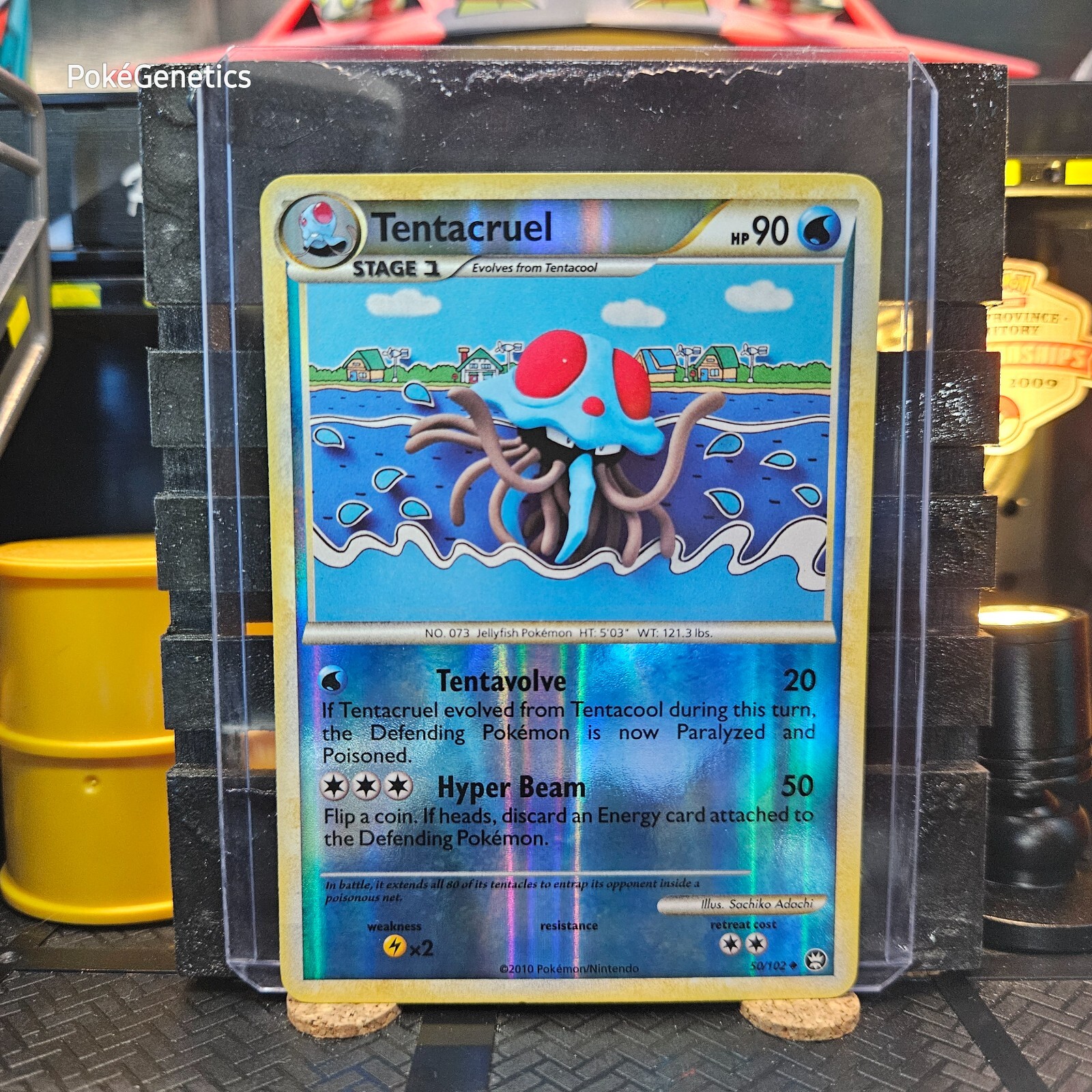 Tentacruel Triumphant Reverse Holo Pokémon TCG 50/102 HeartGold & SoulSilver