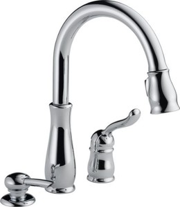 Delta Single Handle Kitchen Faucets delta 978-sd-dst leland single handle kitchen faucet with pull Delta Single Handle Kitchen Faucets delta 978-sd-dst leland single handle kitchen faucet with pull