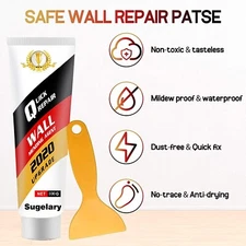 Drywall Patch Repair Kit with Scraper, Wall Spackle Repeair Paste 2-Pcs Set (A20