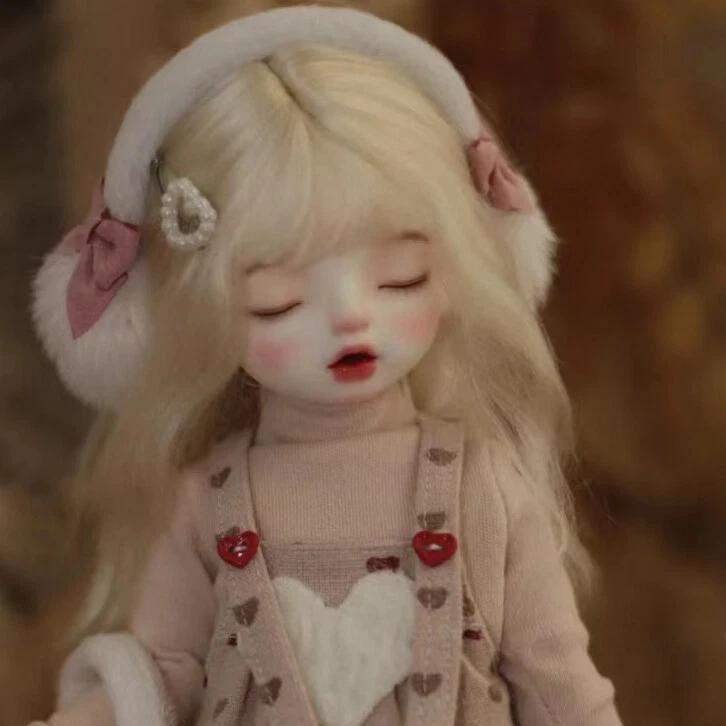 Muñeca 1/6 BJD Niña Carol Desnuda Bola Articulada Resina Muñecas Dormir Bebé Maquillaje Facial Foto 3 de 4