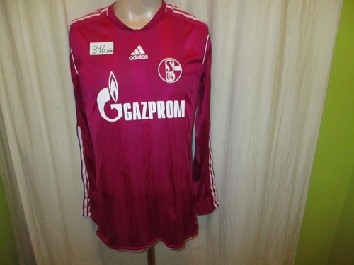 FC Schalke 04 Adidas Langarm Matchworn Trikot 2011/12 "GAZPROM" + Nr.10 Gr.L - Bild 5 von 5