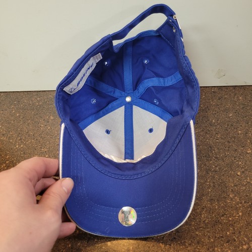 Boeing Aircraft Baseball Cap Mens Blue Adjustable Strapback Spell Out Logo Hat - Picture 6 of 7