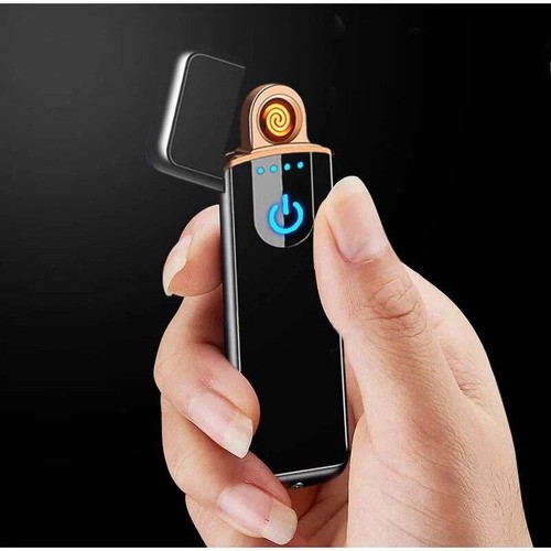 2023 USB Electric Lighters Windproof USB Rechargeable Touch Windproof Cigarette - Picture 13 of 44