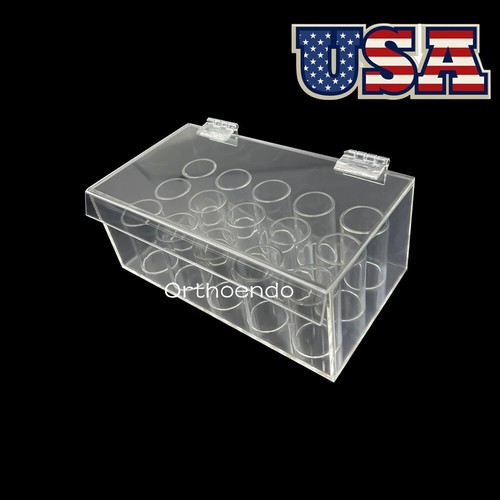 Dental Orthodontic Ligature Ties Box Acrylic Dispenser Placing Holder Case USA - Picture 4 of 10