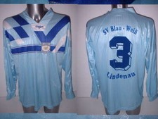 SV Blau-Weiß Lindenau XL Shirt Football Soccer Vintage Jersey Trikot Matchworn