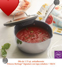 princess House 1.75qt stainless steel nonstic...