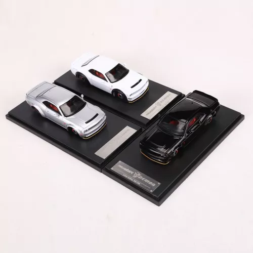 Fine Works FW 1:64 Dodge SRT Hellcat Demon Demon Alloy Car Diecast Model - Picture 2 of 26