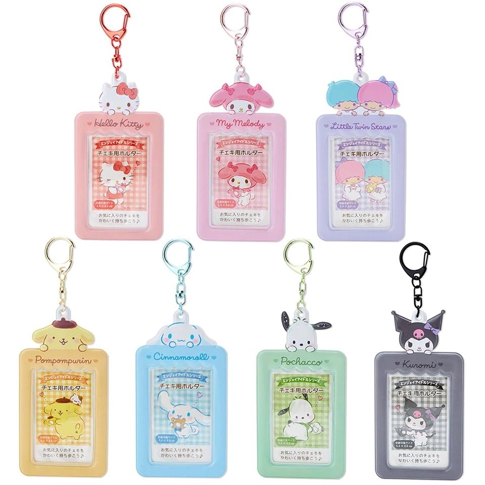 Llavero Oficial Sanrio Japón KPop Portatarjetas Fotográficas Estuche Tarjeta