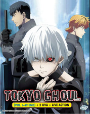 DVD Tokyo Ghoul Season 1-4 Vol. 1-49 End  2OVA  Live Action English Dub Anime