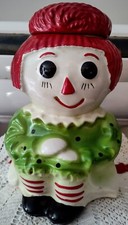 Vintage Antique McCoy Raggedy Ann Ragdoll Cookie Jar 1970s USA 151 On Bottom