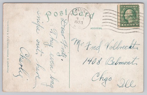 Broad River Hickory Nut Valley Asheville North Carolina White Border Postcard - Picture 2 of 2