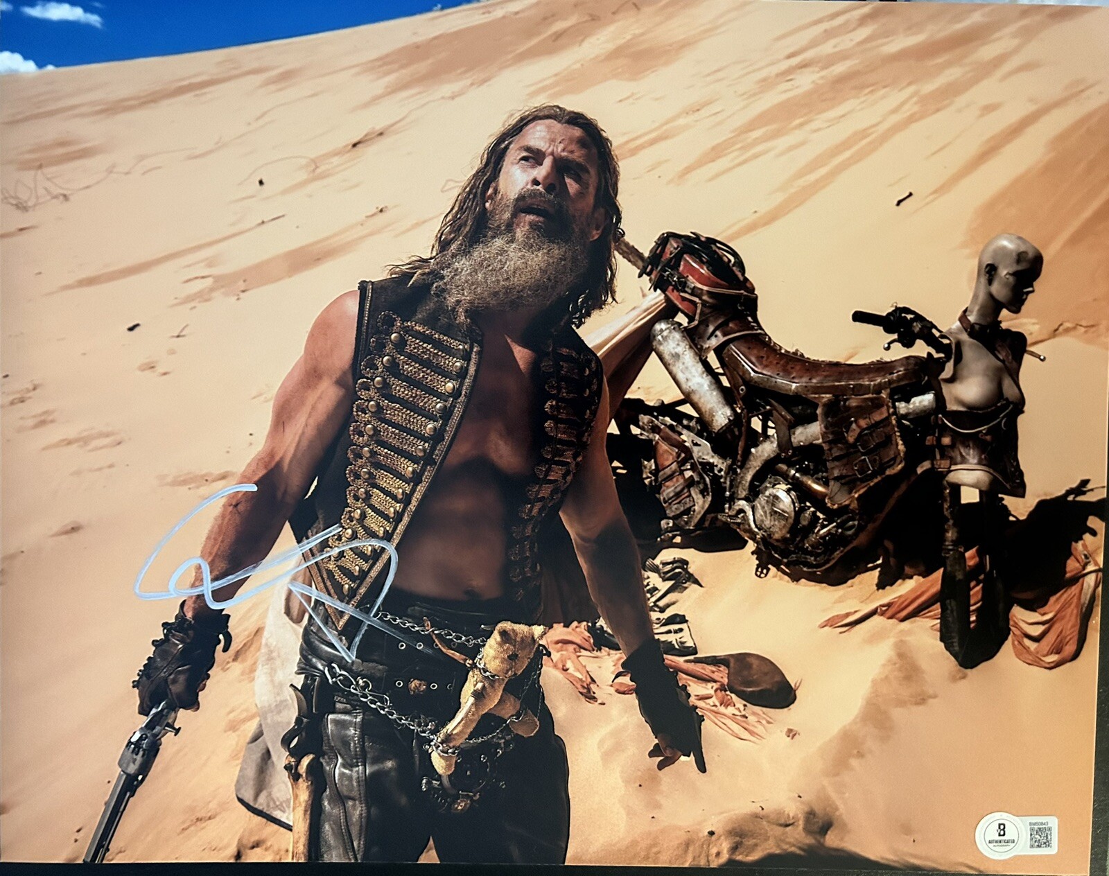 Chris Hemsworth Autographed Signed Furiosa 11x14 Avengers Thor Beckett BAS Mad Max 