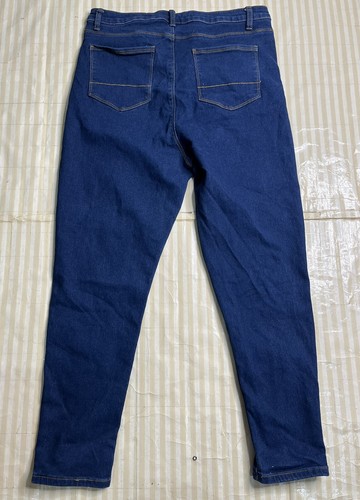 BRAVE SOUL LONDON DENIM BLUE JEANS SIZE 20, SKINNY FIT - Picture 2 of 7