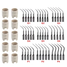 10* Dental Scaler Scaling Tips fit EMS WOODPECKER / 10* Scaler Wrench Key