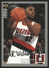 1994-95 Collector's Choice #52 Buck Williams Silver Signature