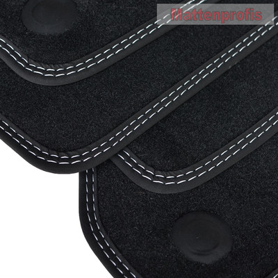 Mat professionals velour floor mats for Mercedes E class W213 sedan manufactured 2016 DN