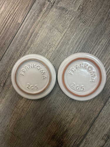2 Rare Vintage Frankoma Pottery USA 3.5” Starburst 2G5 Drink Coaster - Picture 4 of 6