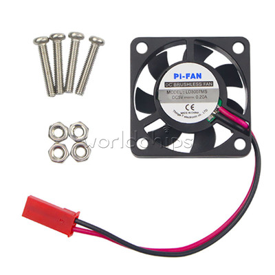 10pcs Cooling Cooler Fan for Raspberry Pi Model B+ / Raspberry Pi 2/3 5V 0.2A