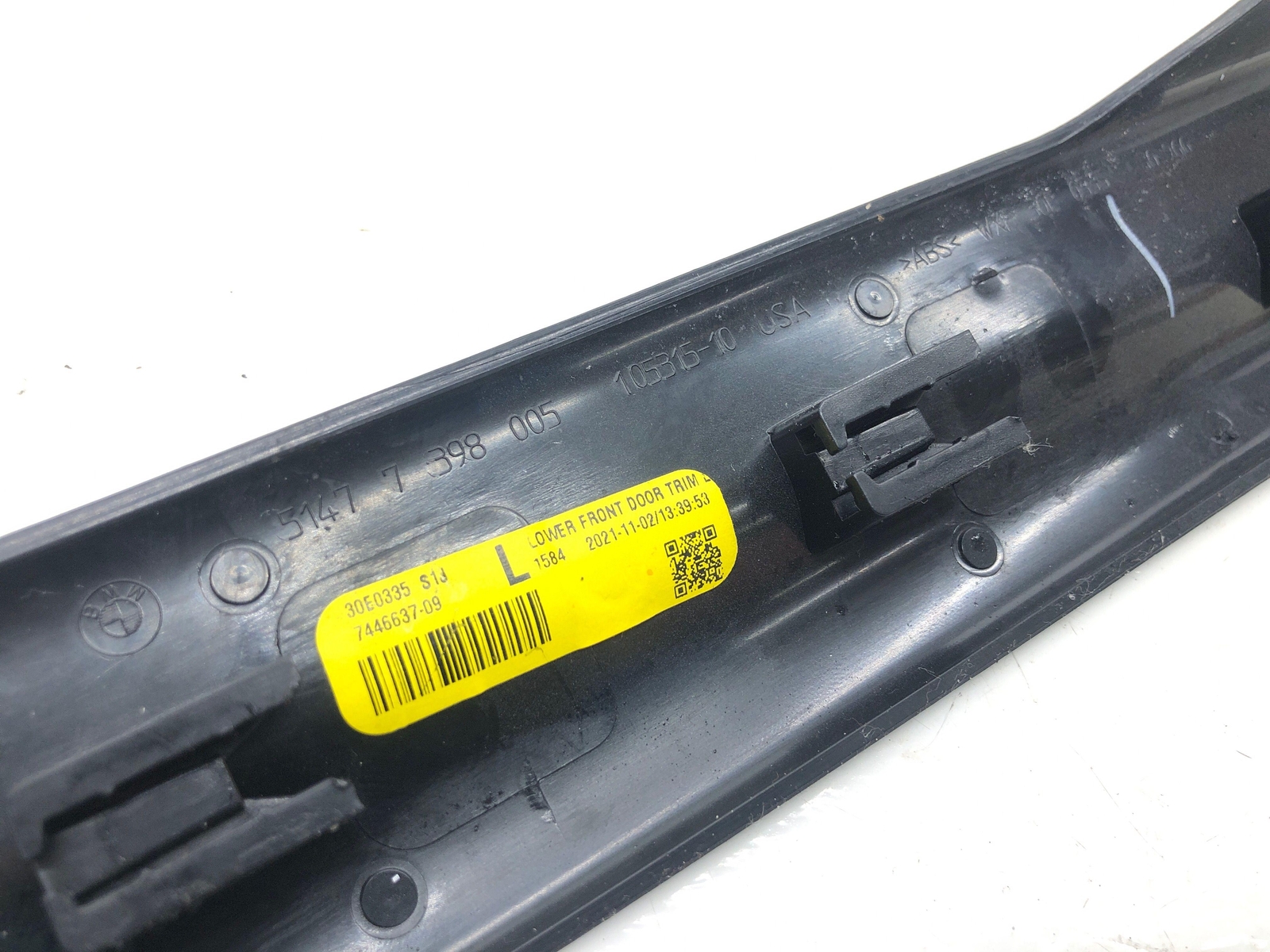 2018-2022 BMW X3 FRONT DOOR SILL SCUFF PLATE (LEFT & RIGHT 