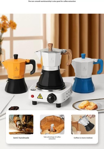 Kaffeekanne Edelstahl 50-600 ml Mehrfarbig Modern Italienisch Leicht Befüllen - Bild 9 von 33