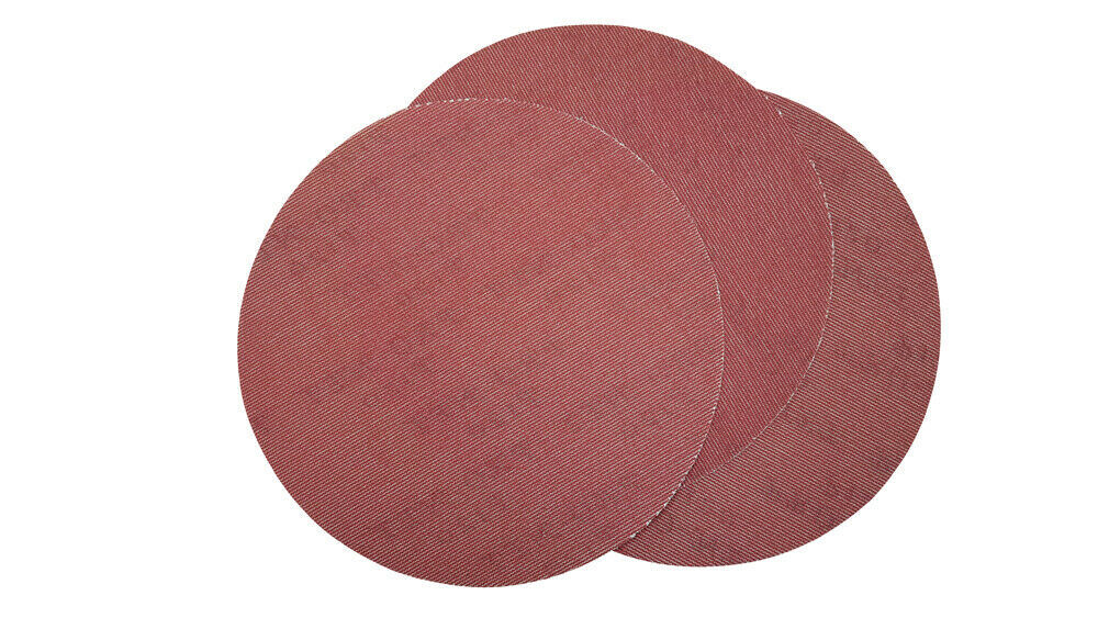 ProNet 300mm 12"" Dia, Self Adh Loop Backed Sanding Discs, 120 grit,Pk3