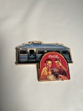 1995 Vntg Coca-Cola Magnet Diner Aron Soda Pop Young Couple Americana Plastic