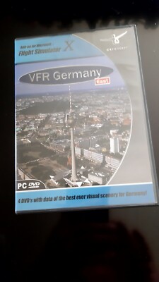 VFR Germany East PC Spiel Game Sichtflugszenerie Flight Simulator X Erweiterung