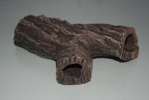 Pecador de cerámica para acuario tronco tronco 19x 13 x 5 cms plecs bagre cangrejo arañas - Imagen 2 de 3