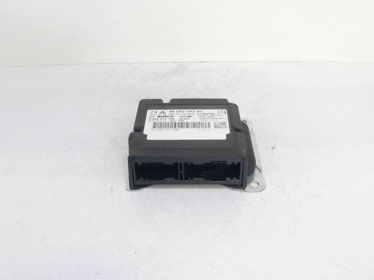 PEUGEOT 2008 SRS AIRBAG RESTRAINT CONTROL MODULE 9808309280