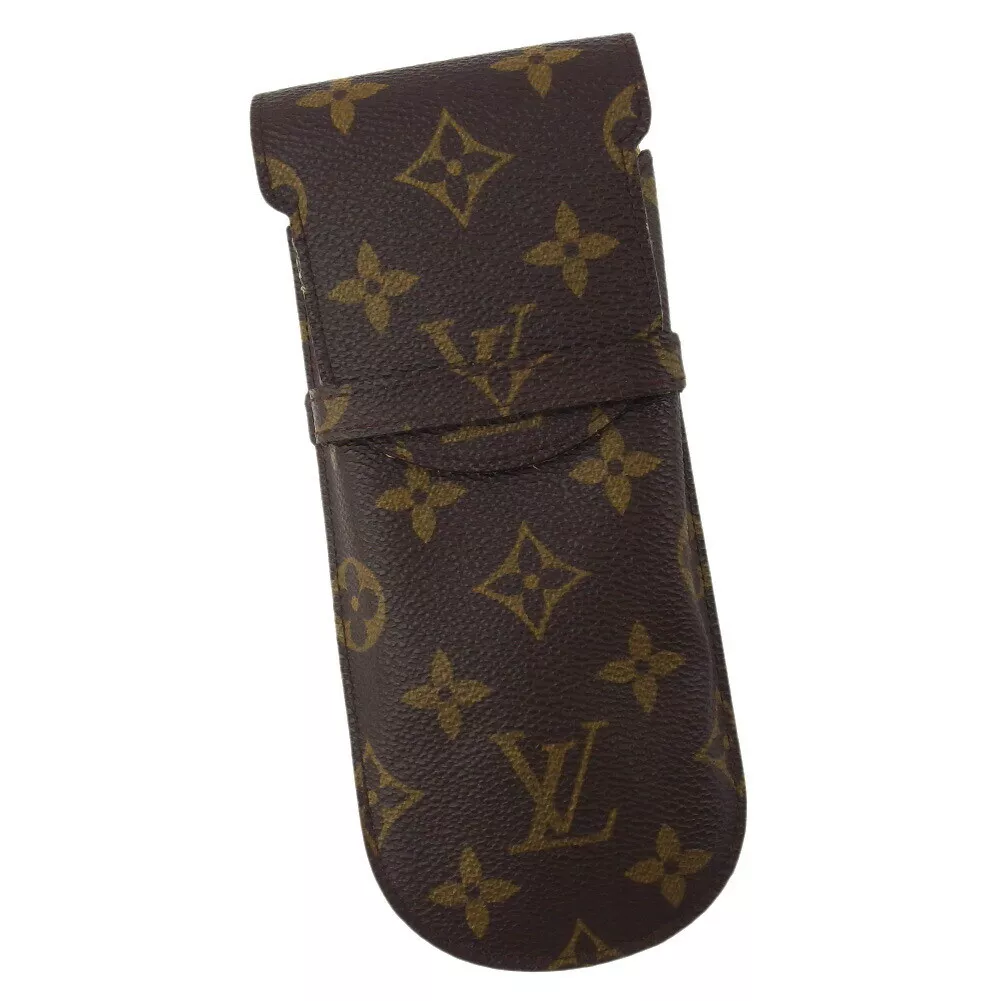 Louis Vuitton Glasses Case Monogram Beige Monogram Canvas