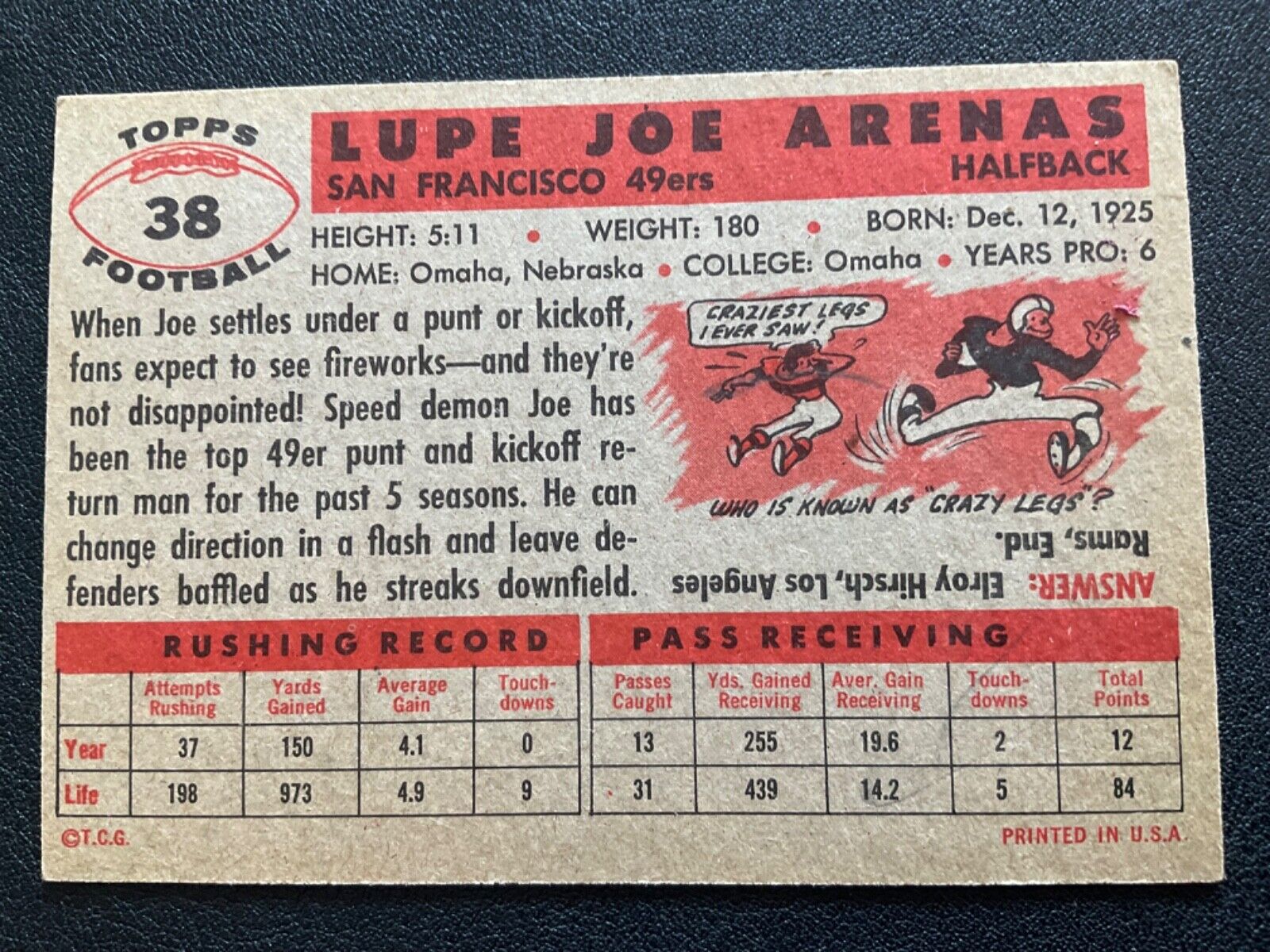 1956 TOPPS FOOTBALL CARDS PICK CARDS YOU WANT - Picture 131 of 449