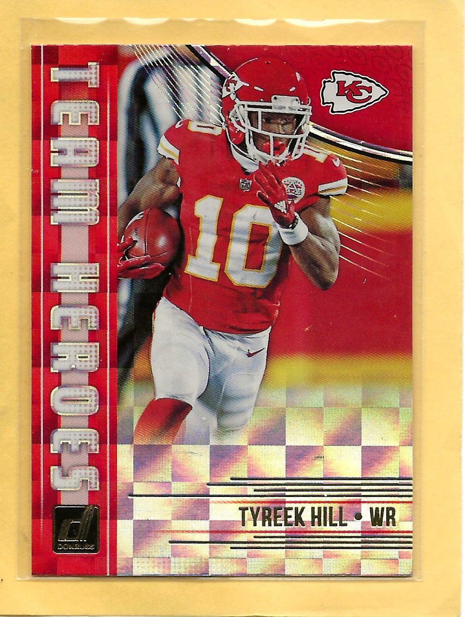 TYREEK HILL - 2018 Donruss - "Team Heroes" - #TH-11 - Chiefs - $1.00 Shipping