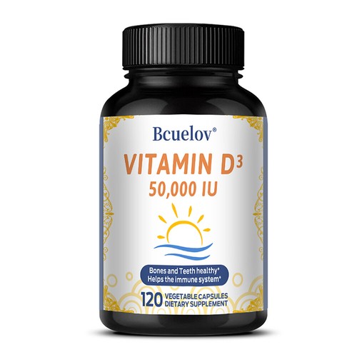 Vitamina D3 Colecalciferolo 50.000 UI - Supporta ossa e denti sani - Foto 15 di 15