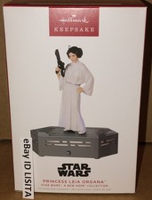 Hallmark 2022 Princess Leia Organa Star Wars  A New Hope Storyteller Ornament