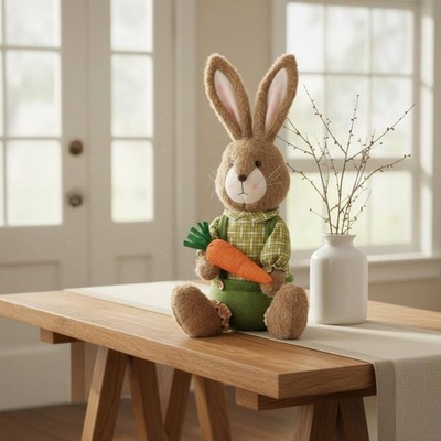 Osterhase Deko entzückende sitzende Hase Puppe Bauernhaus Deko