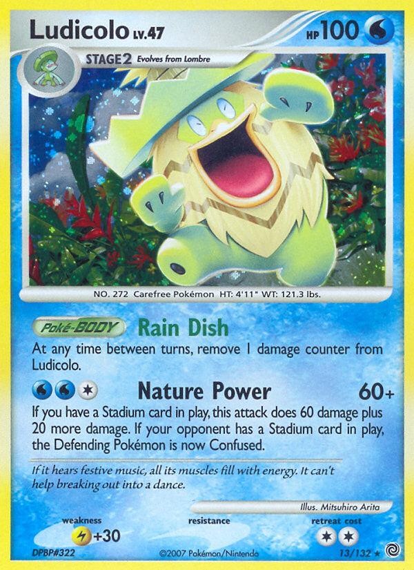 Pokemon Ludicolo (13/148) Secret Wonders LP HOLO
