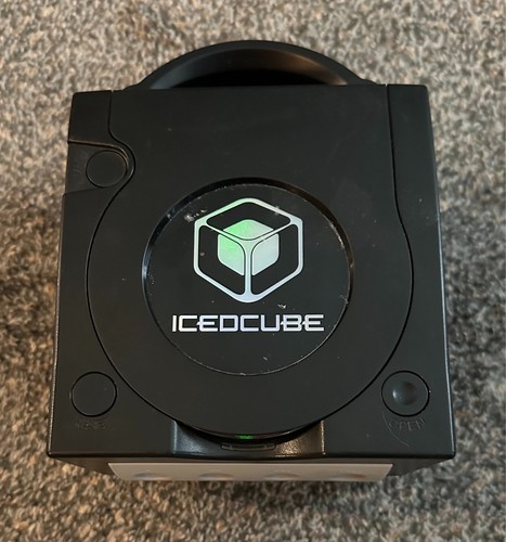Nintendo GameCube Black Console System Tested And Working / Icedcube